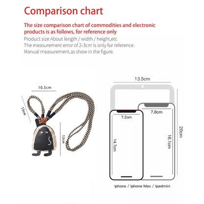 MDESIGN Minimalist B&amp;W Figure Wallet Leash 10.5cm Urban Survival Toolkit
