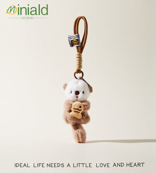MDESIGN Snacktime Koala Plush Charm Fish-Munching Meme × Crinkle Sound Therapy × 3-Size Cuddle