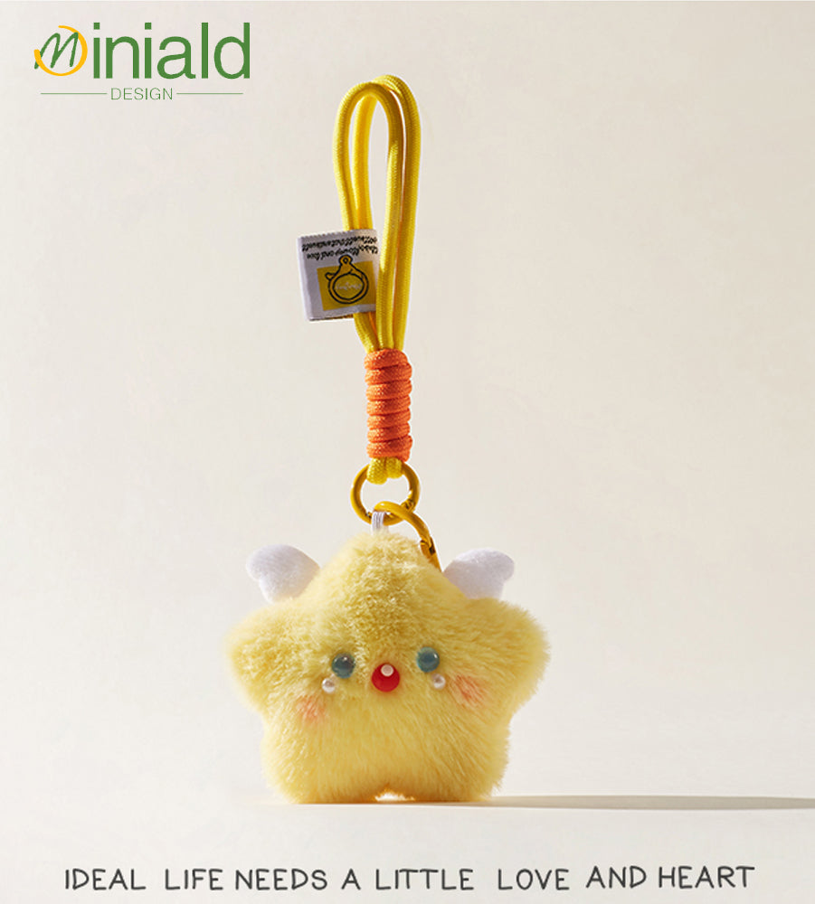 MDESGN Starlight Seraph Keychain Glow-in-Dark Cape × Detachable Wristlet × Pocket Guardian