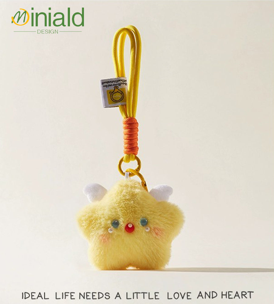 MDESGN Starlight Seraph Keychain Glow-in-Dark Cape × Detachable Wristlet × Pocket Guardian