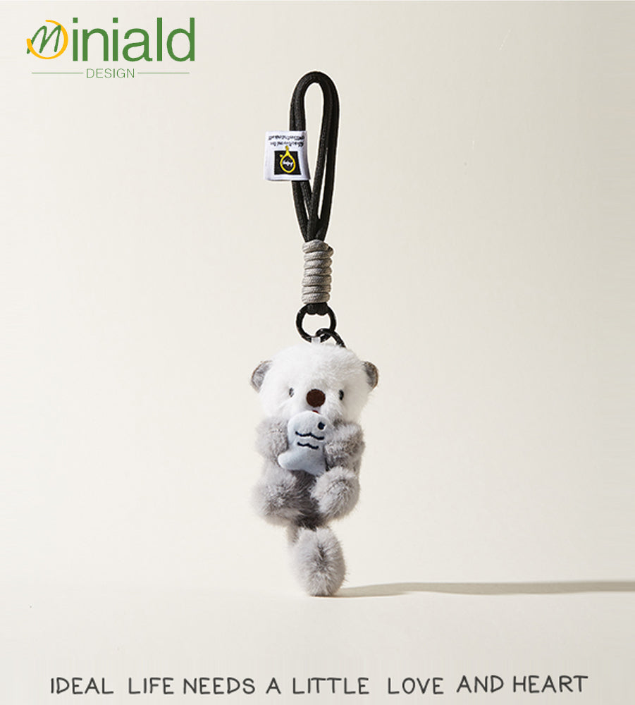 MDESIGN Snacktime Koala Plush Charm Fish-Munching Meme × Crinkle Sound Therapy × 3-Size Cuddle