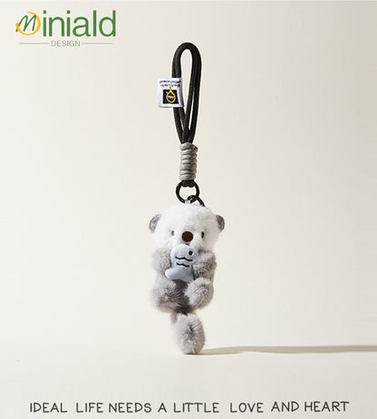 MDESIGN Snacktime Koala Plush Charm Fish-Munching Meme × Crinkle Sound Therapy × 3-Size Cuddle