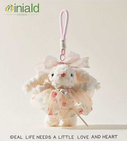 MDESIGN Fairycore Tulle-Skirt Bunny Bag Charm Where Dreams Drape Over Reality