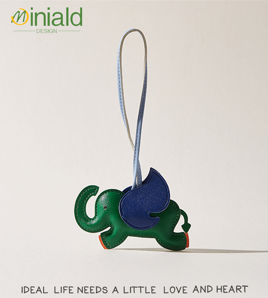 MDESIGN Playful Leather Dumbo Charm Where Vintage Magic Takes Flight