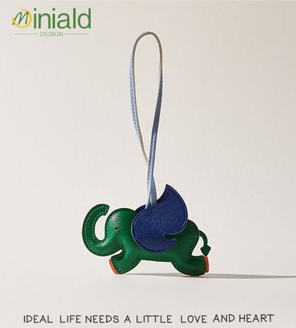 MDESIGN Playful Leather Dumbo Charm Where Vintage Magic Takes Flight