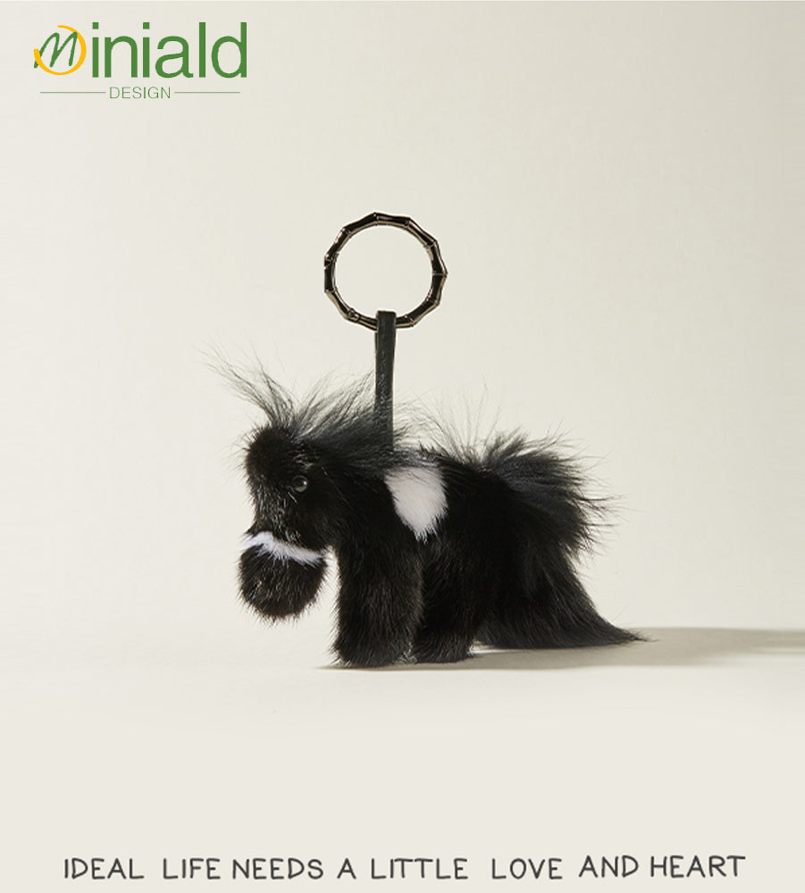 MDESIGN Museum-Grade Mink Foal Charm Where Equestrian Elegance Meets Modern Carriage