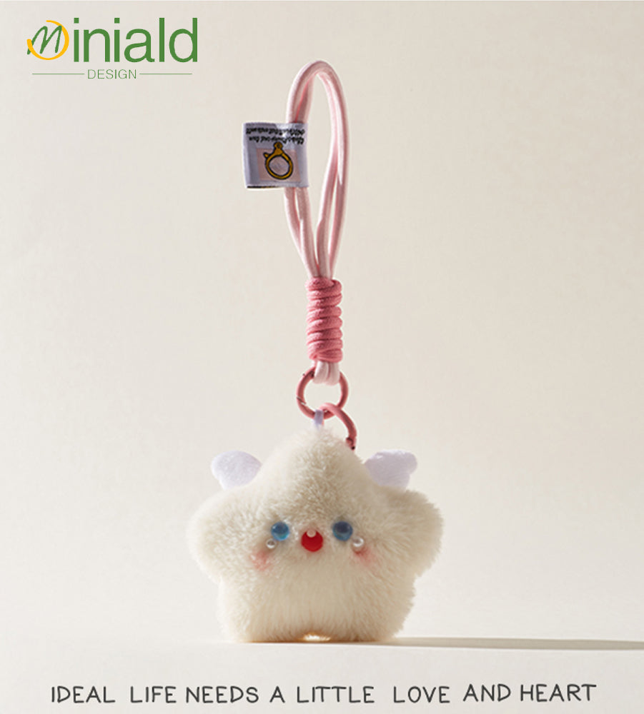 MDESGN Starlight Seraph Keychain Glow-in-Dark Cape × Detachable Wristlet × Pocket Guardian