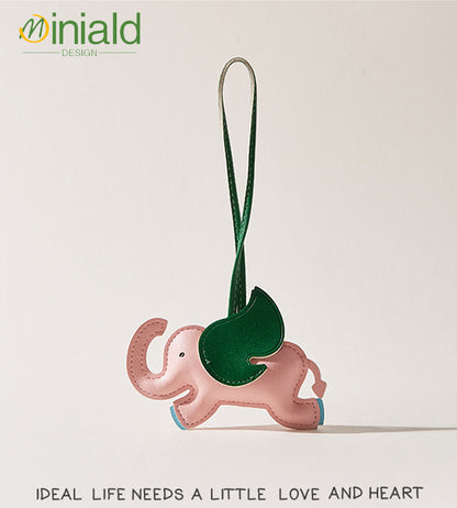 MDESIGN Playful Leather Dumbo Charm Where Vintage Magic Takes Flight