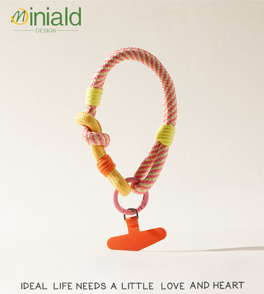 MDESIGN Sunburst Safety Strap Chunky Two-Tone Nylon × Mag-Release × 200cm Freedom Scale