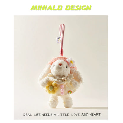 MINIALD❤️ MARO Heart-Rabbit | Removable Pink Outfit Plush Charm