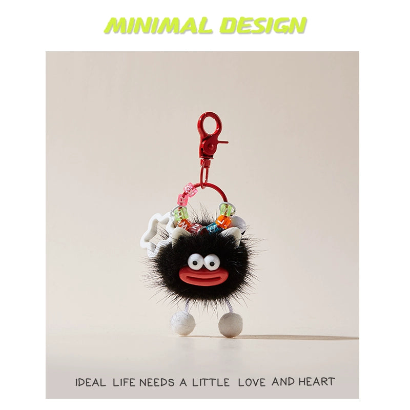 MINIMAL❤️ Chaos Ambassador | Mink Fur Sausage-Lips Ugly-Cute Fluff Ball Charm