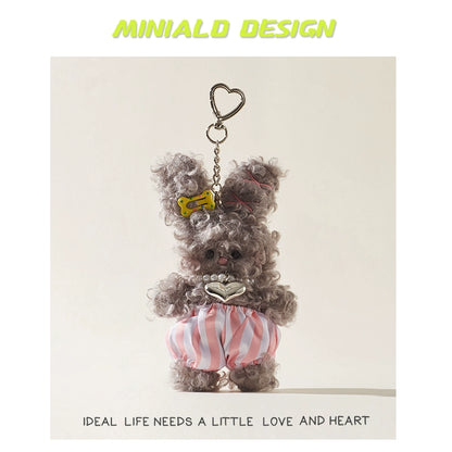 MINIALD❤️ Boho Bunnion | Detachable-Dungarees Plush Charm