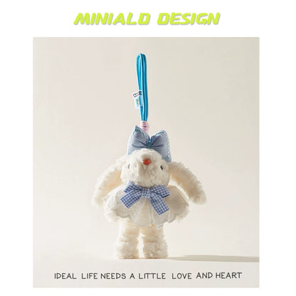 MINIALD❤️ MARO Heart-Rabbit | Removable Pink Outfit Plush Charm