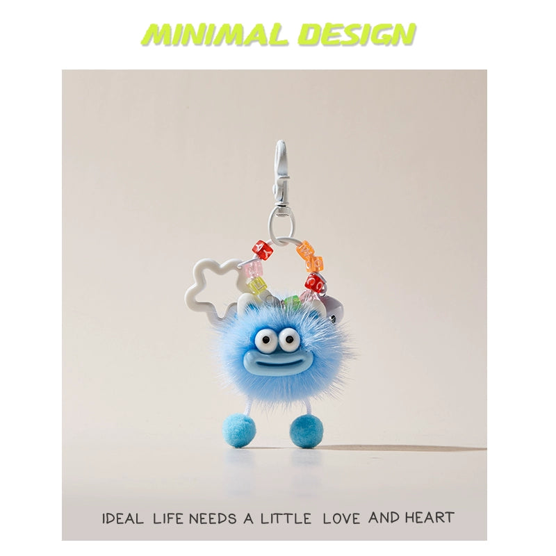 MINIMAL❤️ Chaos Ambassador | Mink Fur Sausage-Lips Ugly-Cute Fluff Ball Charm