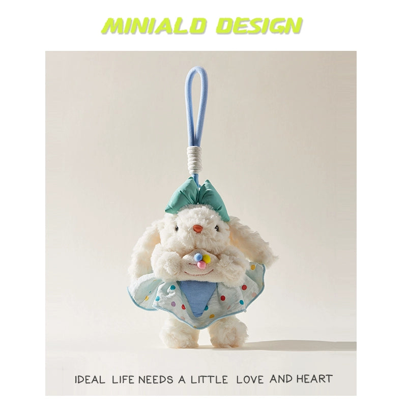 MINIALD❤️ Heart Messenger: Floppy-Ear Bunny Plush Charm