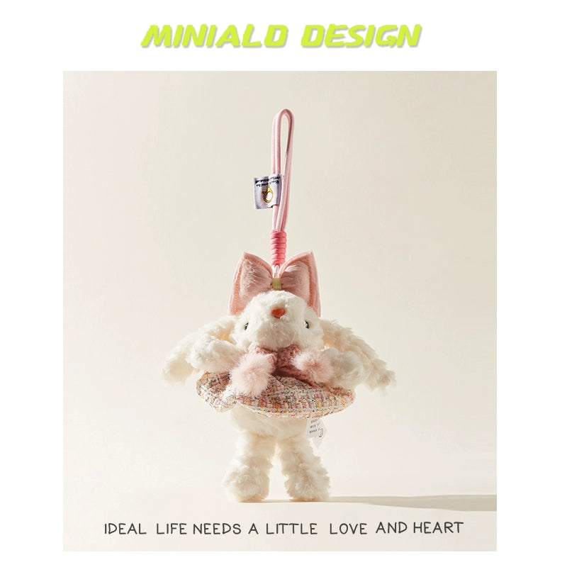 MINIALD❤️ MARO Heart-Rabbit | Removable Pink Outfit Plush Charm