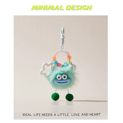 MINIMAL❤️ Chaos Ambassador | Mink Fur Sausage-Lips Ugly-Cute Fluff Ball Charm