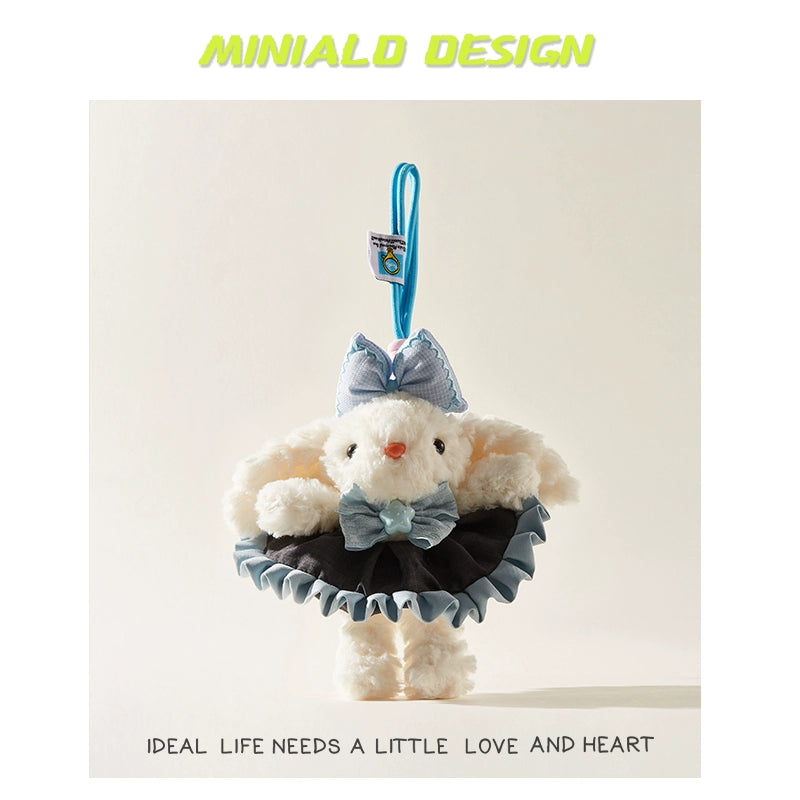 MINIALD❤️ MARO Heart-Rabbit | Removable Pink Outfit Plush Charm