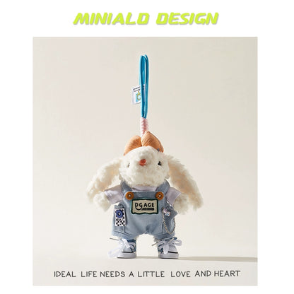 MINIALD❤️ MARO Heart-Rabbit | Removable Pink Outfit Plush Charm