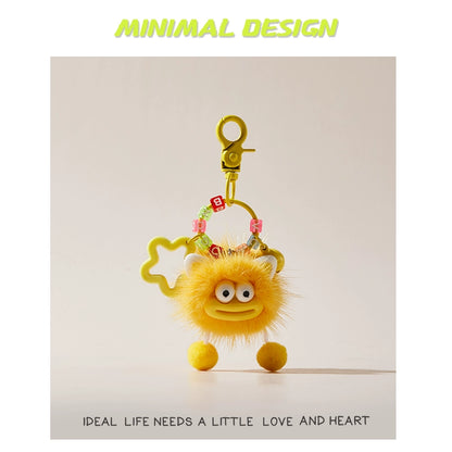 MINIMAL❤️ Chaos Ambassador | Mink Fur Sausage-Lips Ugly-Cute Fluff Ball Charm