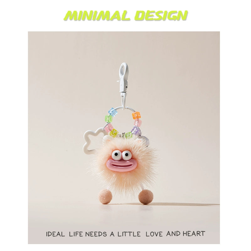 MINIMAL❤️ Chaos Ambassador | Mink Fur Sausage-Lips Ugly-Cute Fluff Ball Charm