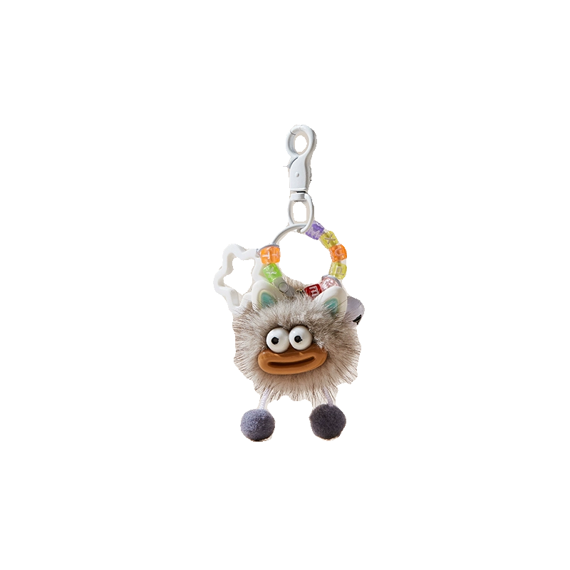 MINIMAL❤️ Chaos Ambassador | Mink Fur Sausage-Lips Ugly-Cute Fluff Ball Charm