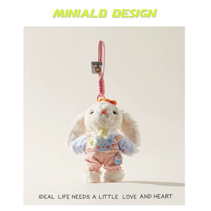 MINIALD❤️ MARO Heart-Rabbit | Removable Pink Outfit Plush Charm