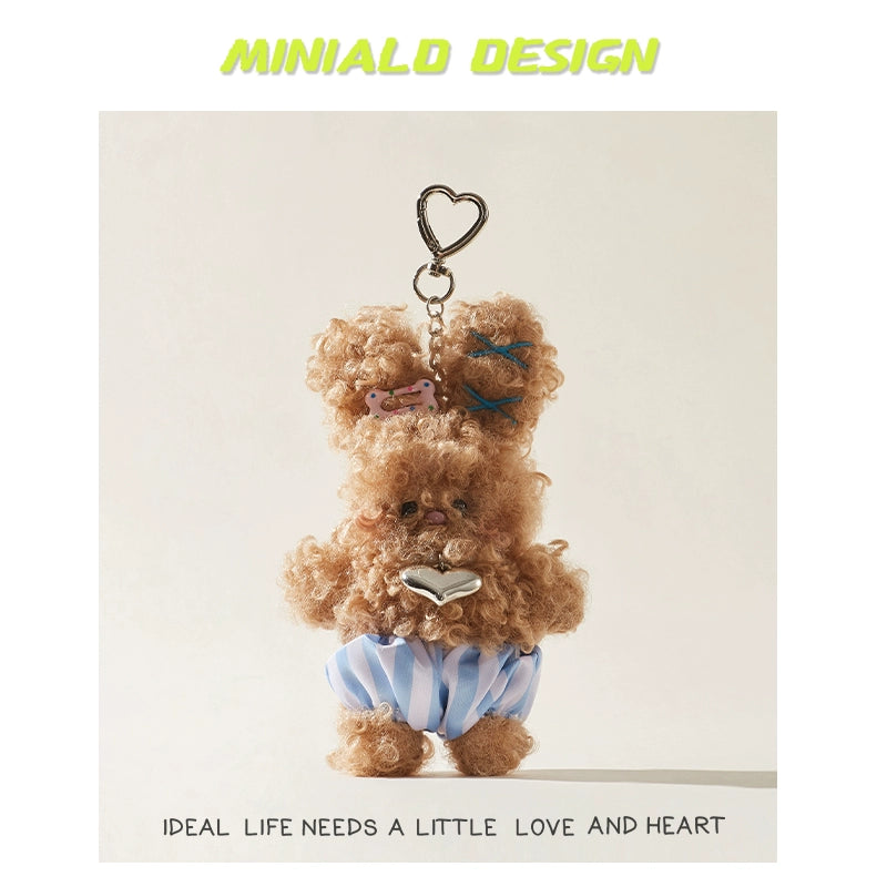 MINIALD❤️ Boho Bunnion | Detachable-Dungarees Plush Charm